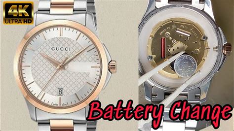 how to replace gucci watch battery|vintage gucci watch battery replacement.